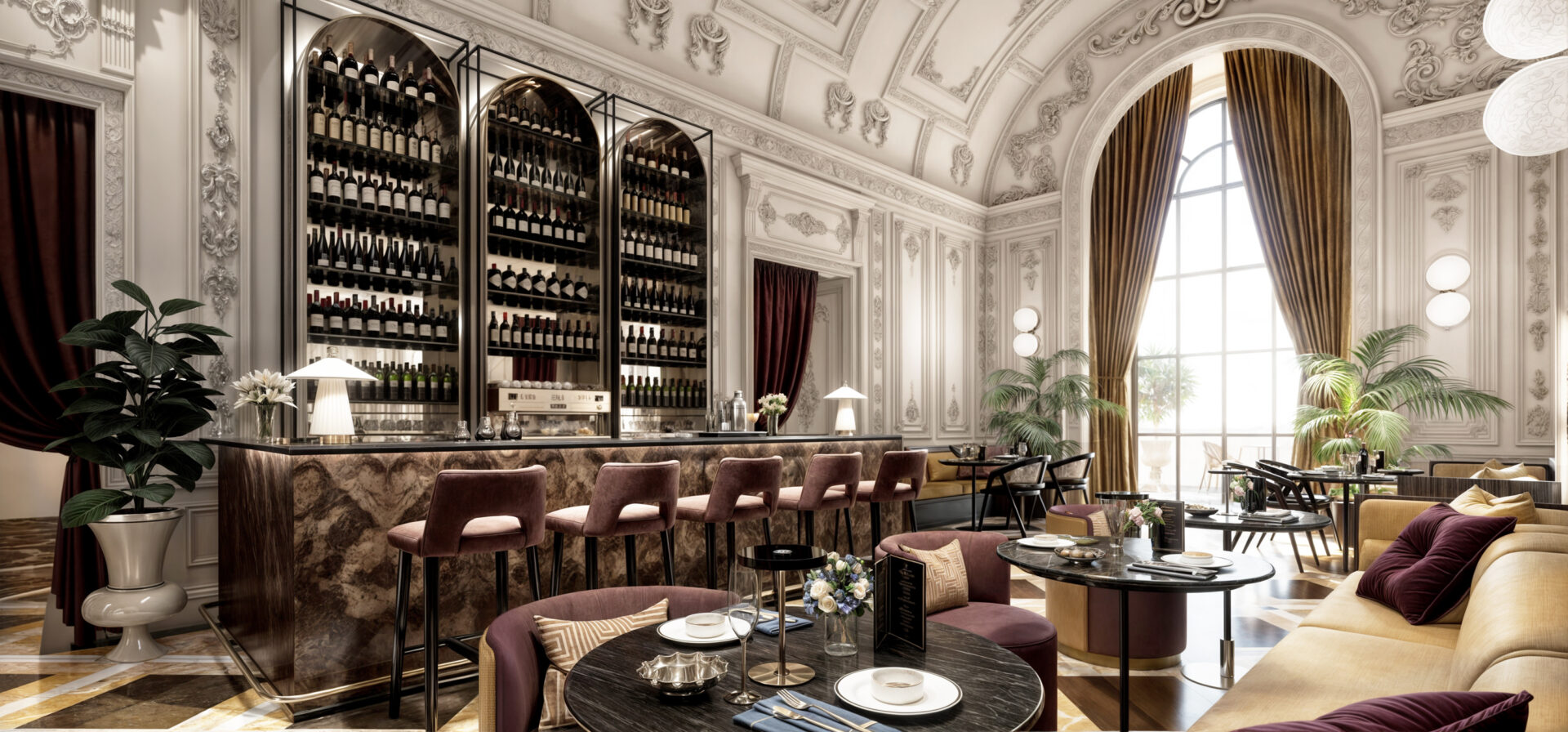 Villa-Monaco-a-Tribute-Portfolio-Hotel_Seaside_Villa_Restaurant_RENDER