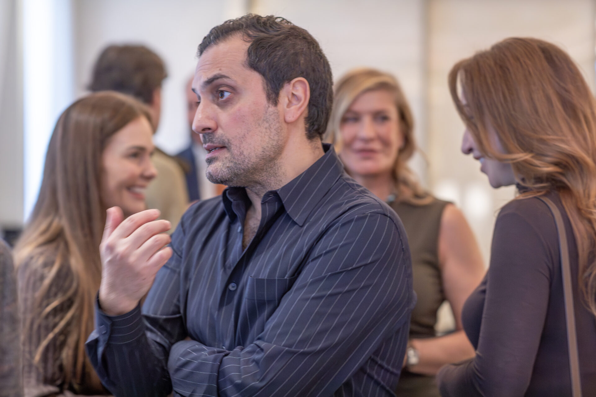 Dimos Gorgiou at Mandarin Oriental roundtable