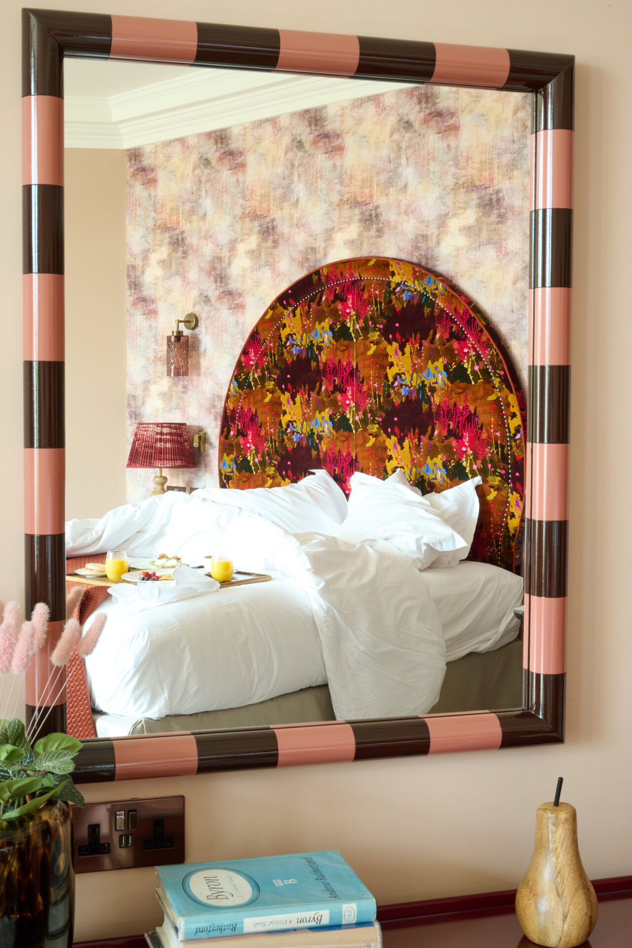 Seaham Hall Millbank Suite in velvet pink shades