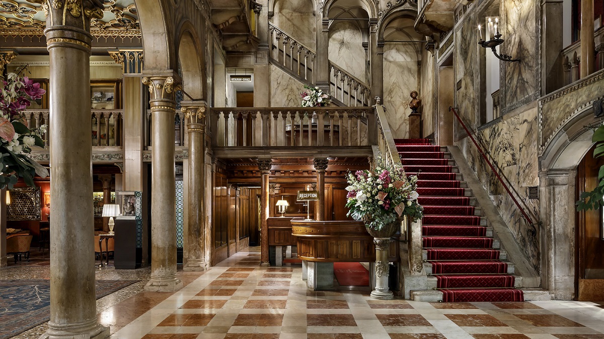 Danieli, A Four Seasons Hotel, Venice, offering restored Gothic grandeur overlooking the surrounding waters