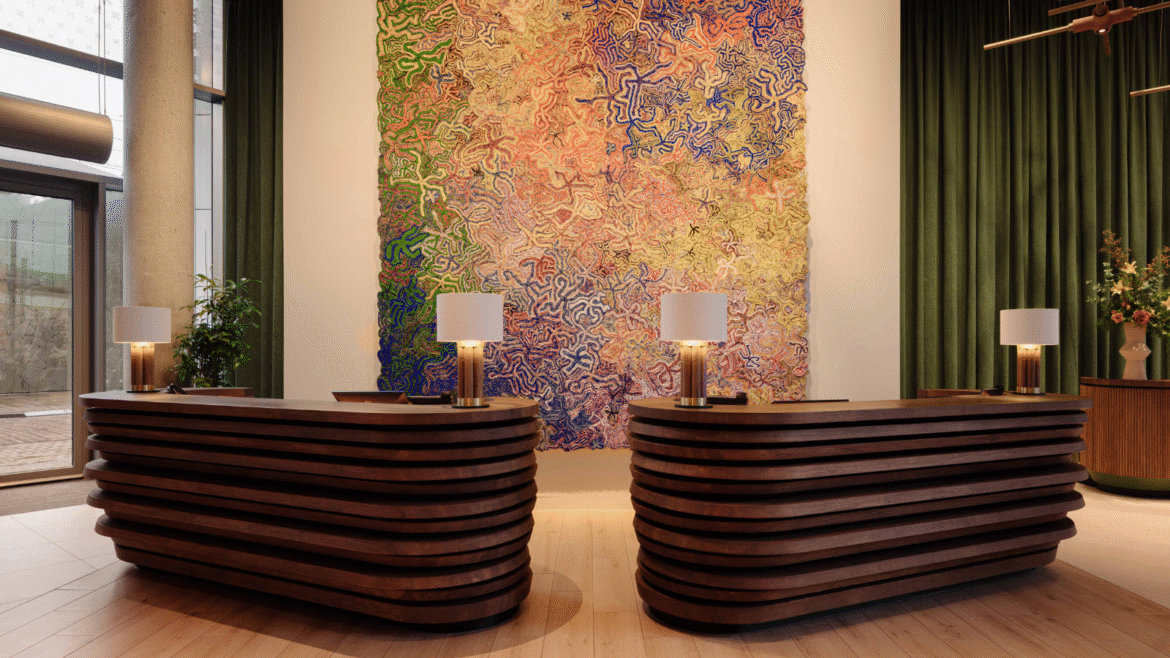 Atlas Concorde surfaces in hilton lobby