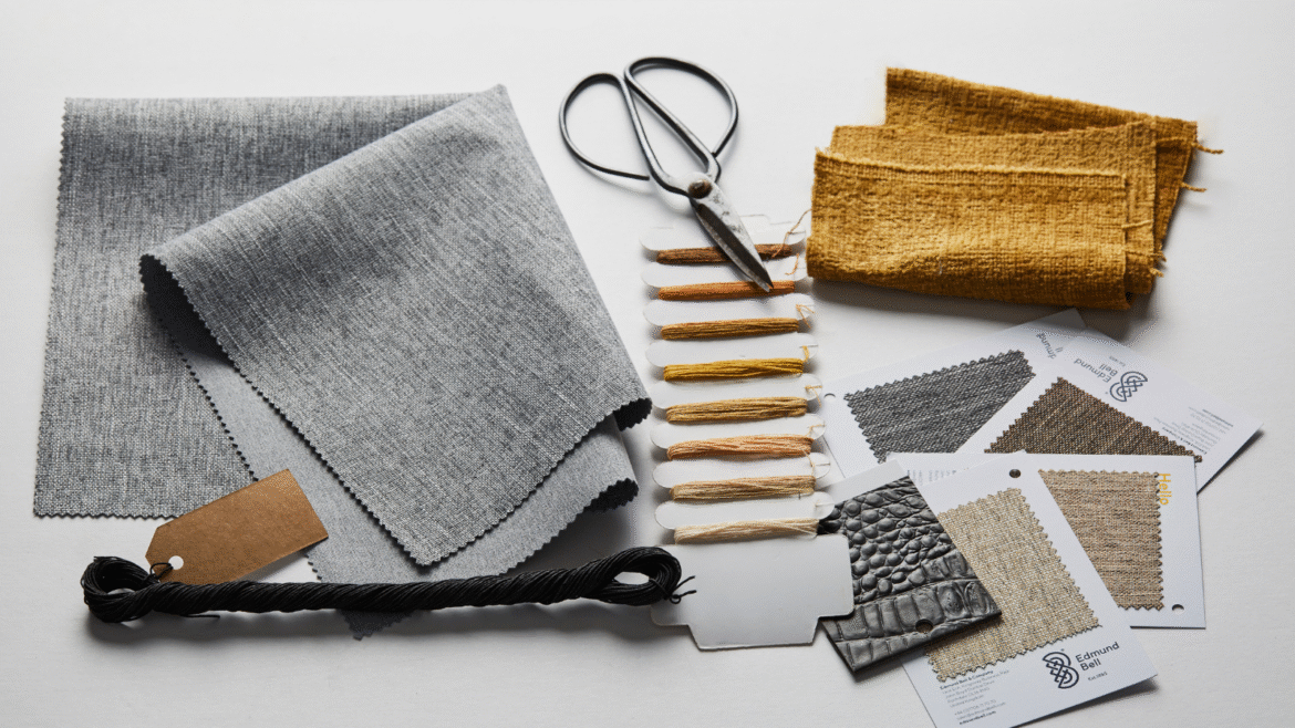 deconstructed fabric parts