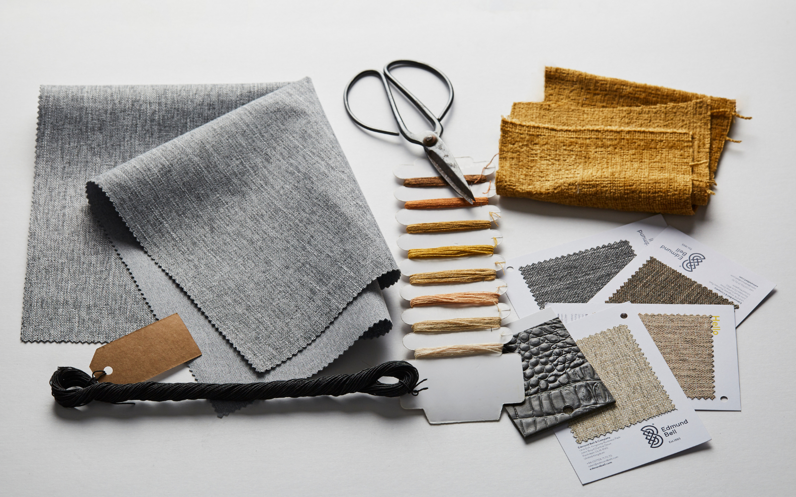 deconstructed fabric parts