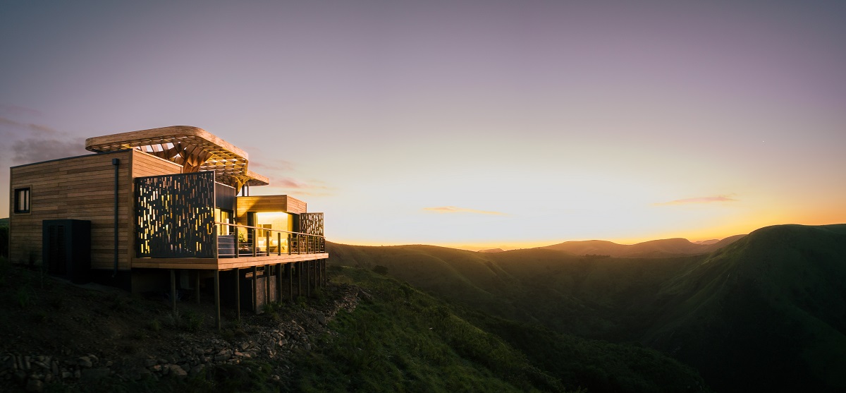 sunset view of Mantis Hiddn in Addo 