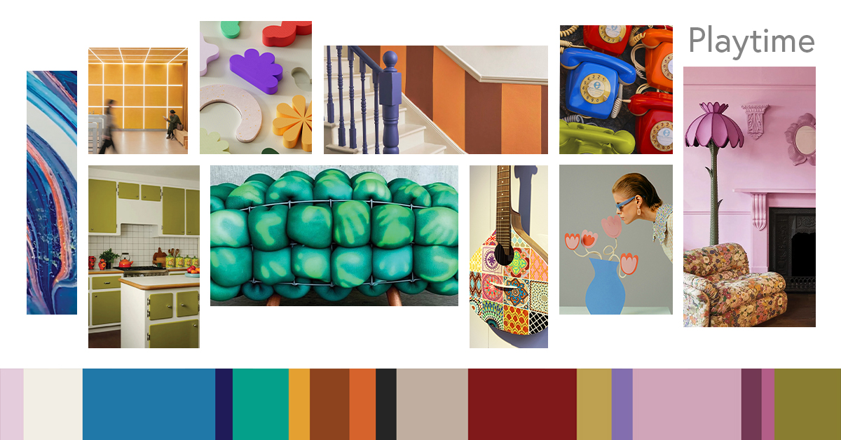 Images related to Newmor's 2026 commercial interiors trends forecast for Playtime