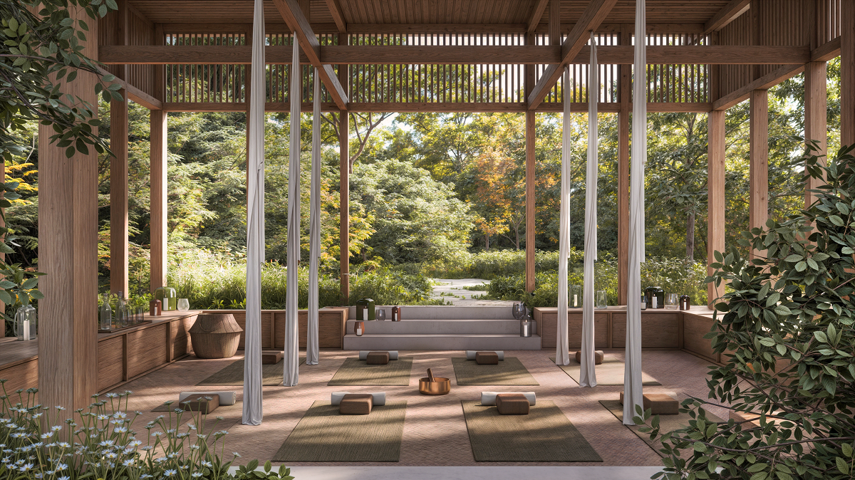 yoga pavilion Six Senses Xala