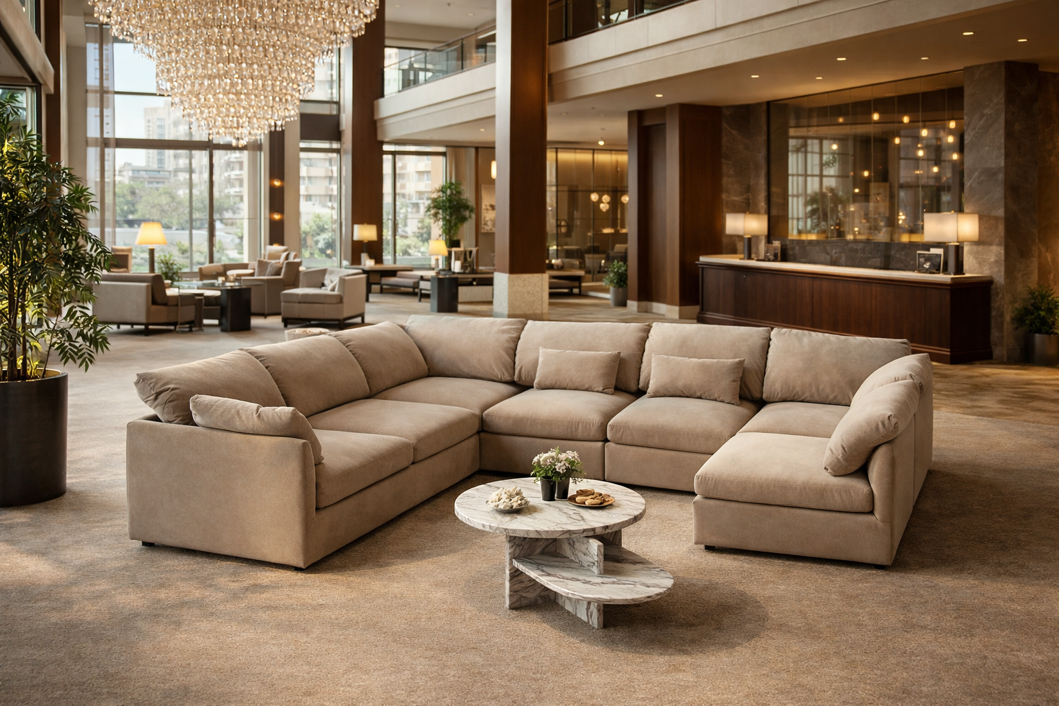 BoConcept hospitality furniture sofa, Milano by Claudio Bellini