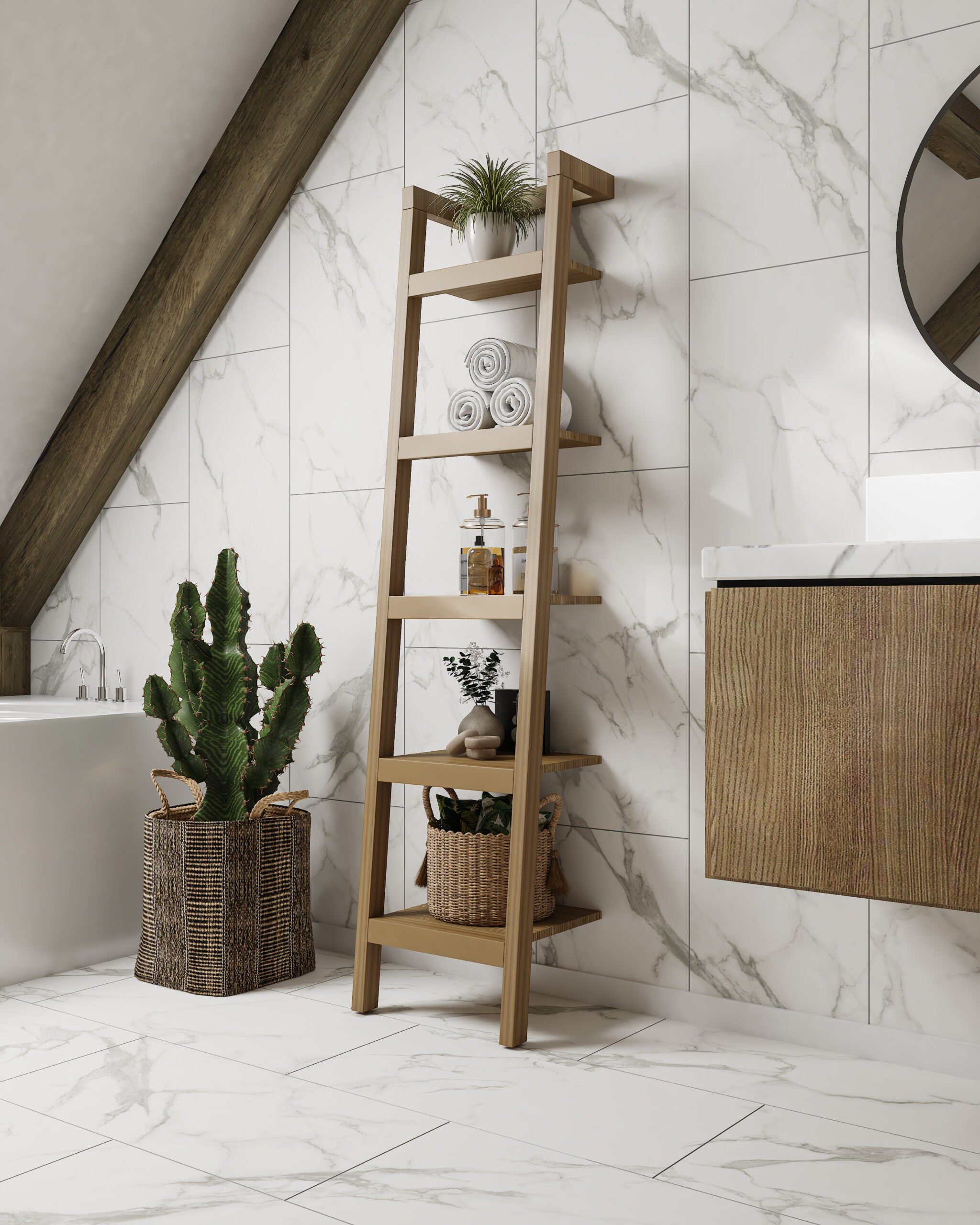 Contemporary wall tile fastpanel from STEP GUARD