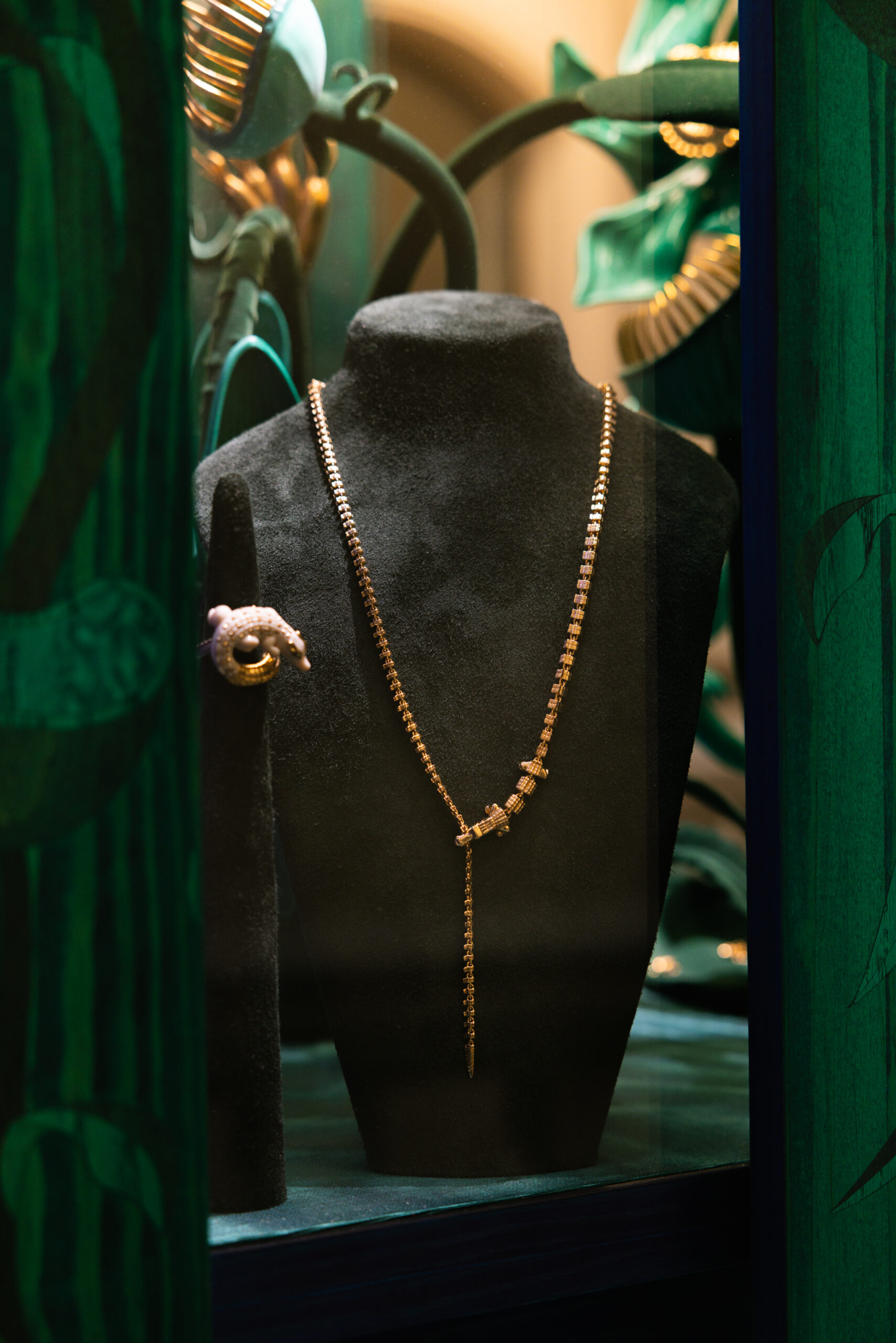 jewellery by Bibi Van der Velde on display in Rosewood amsterdam