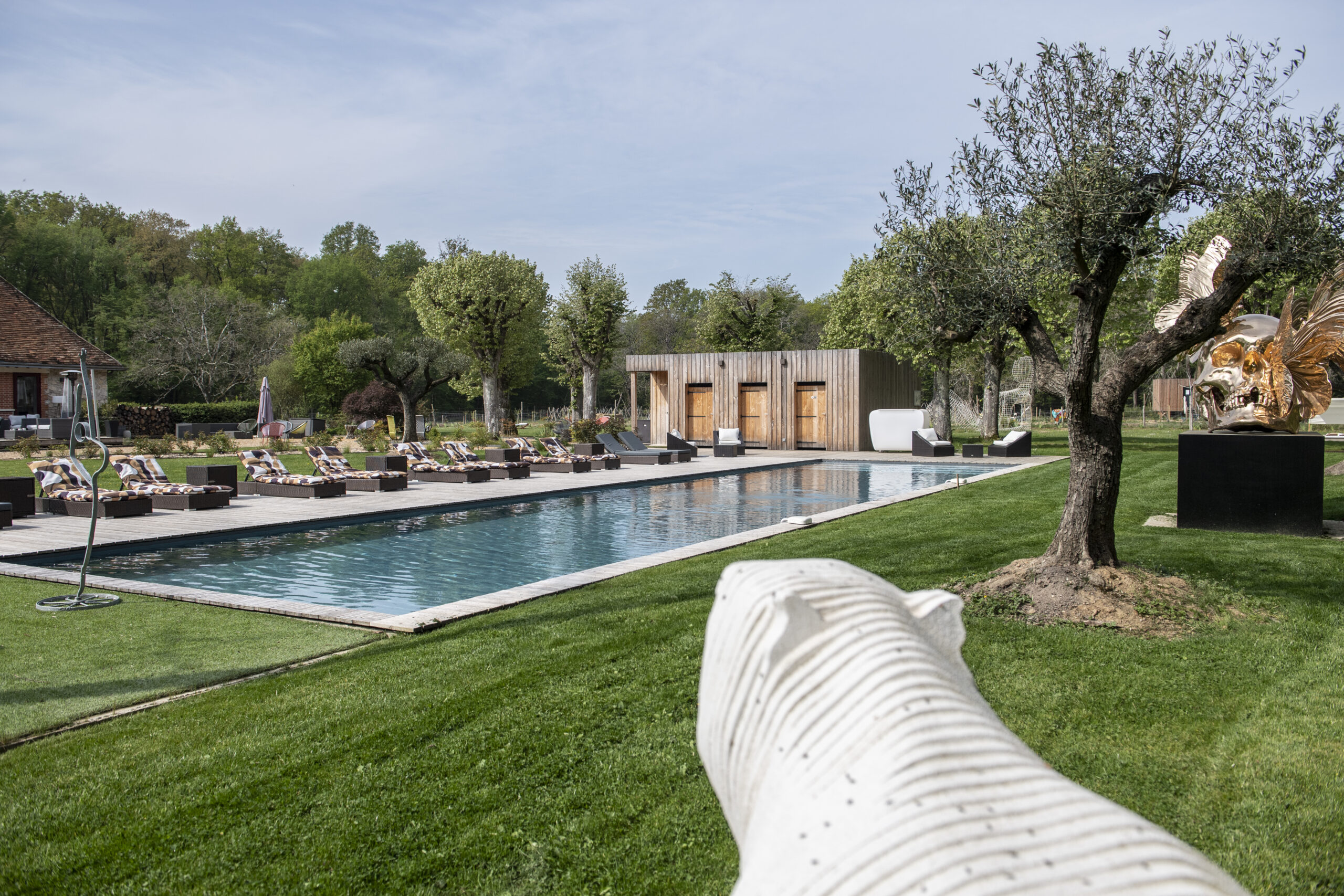 Pool at Loire Valley Lodges
