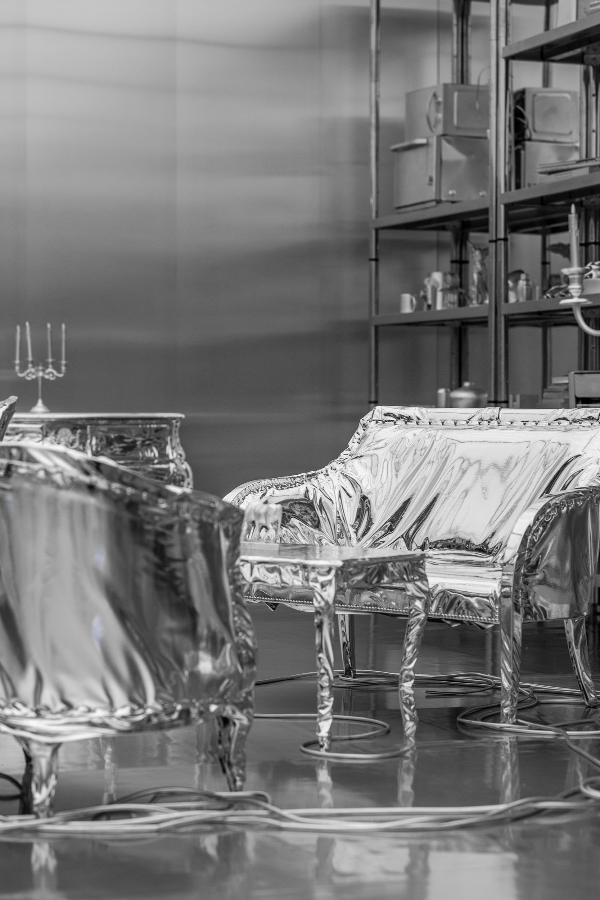 silver clad furniture at MAison&Objet 2026