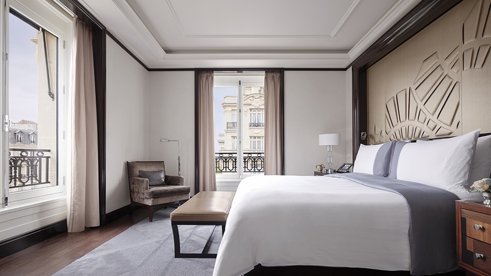 Grand Premier Suite Bedroom at The Peninsula Paris