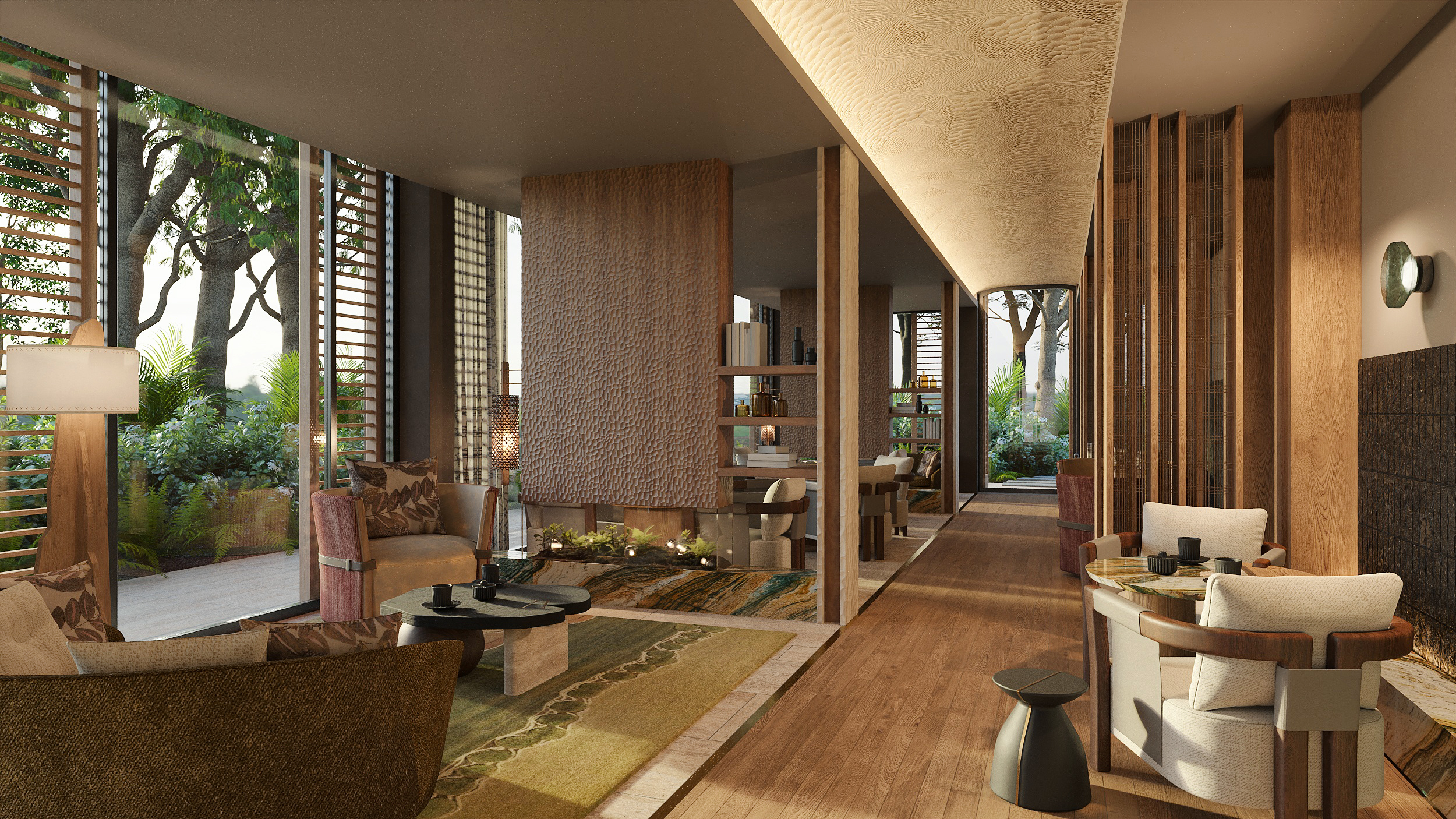 Lobby at the St Regis Papagayo Resort