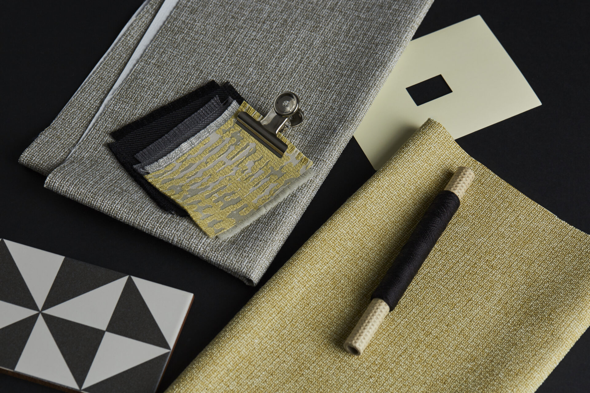 Maverick in Tarragon Edmund Bell flat lay