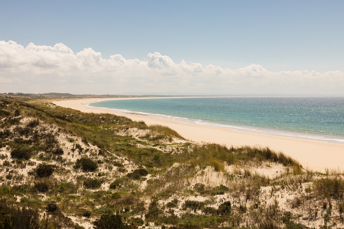 the dunes and coastline at Na Praia_landscape 