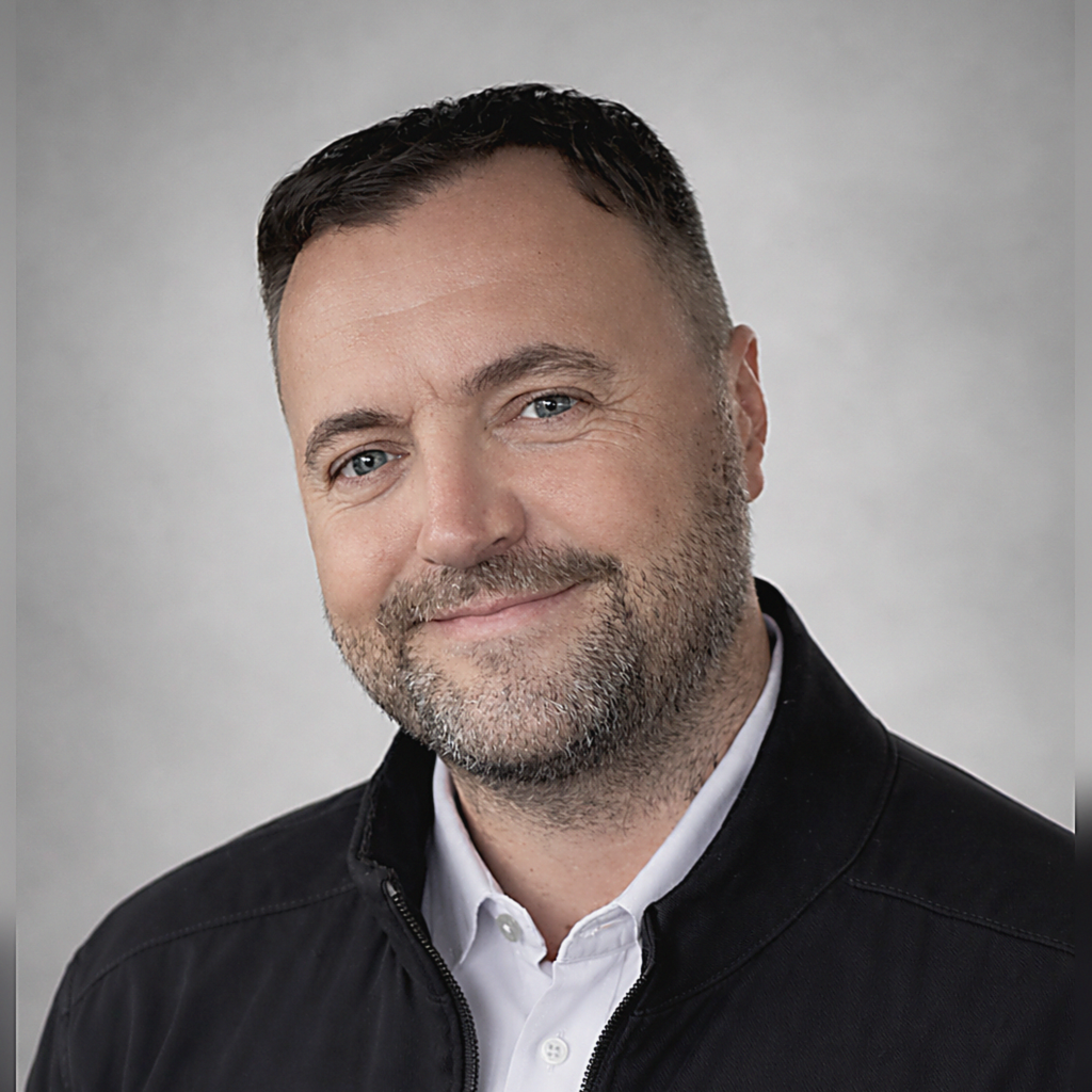 Headshot of Oliver Halshaw, UK Contract Manager Sanderson Design Group