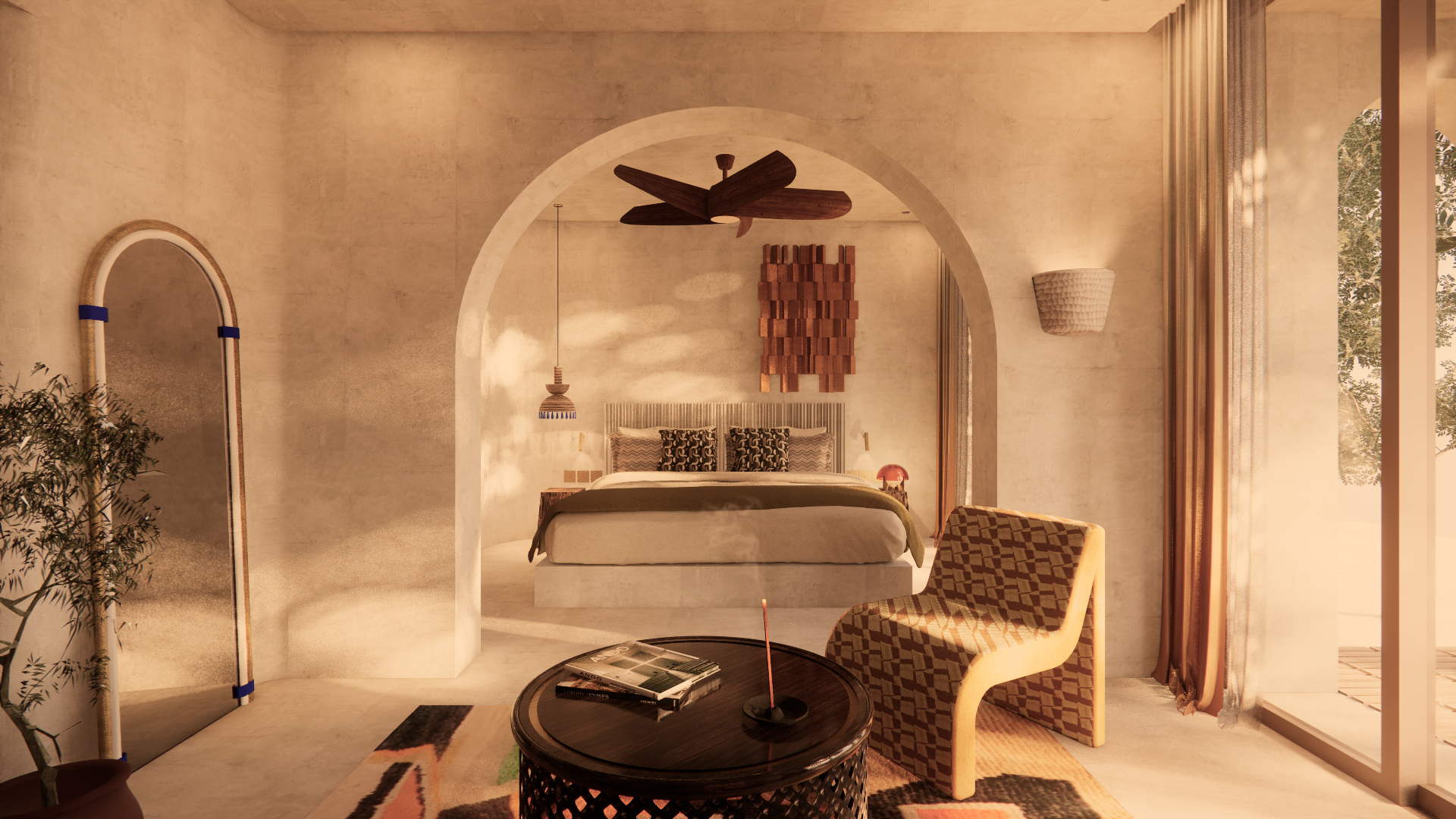 Standard room at Nômade Temple Ibiza