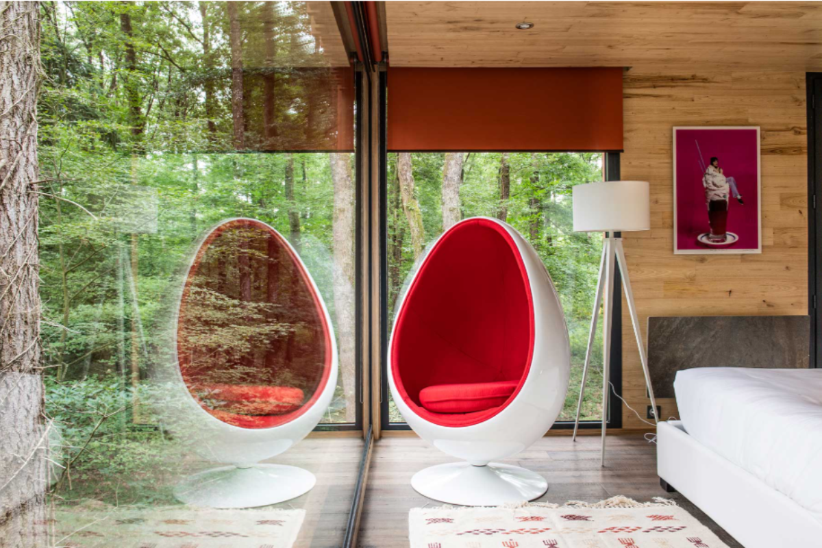 Sixties lodge, designed by Anne Caroline Frey