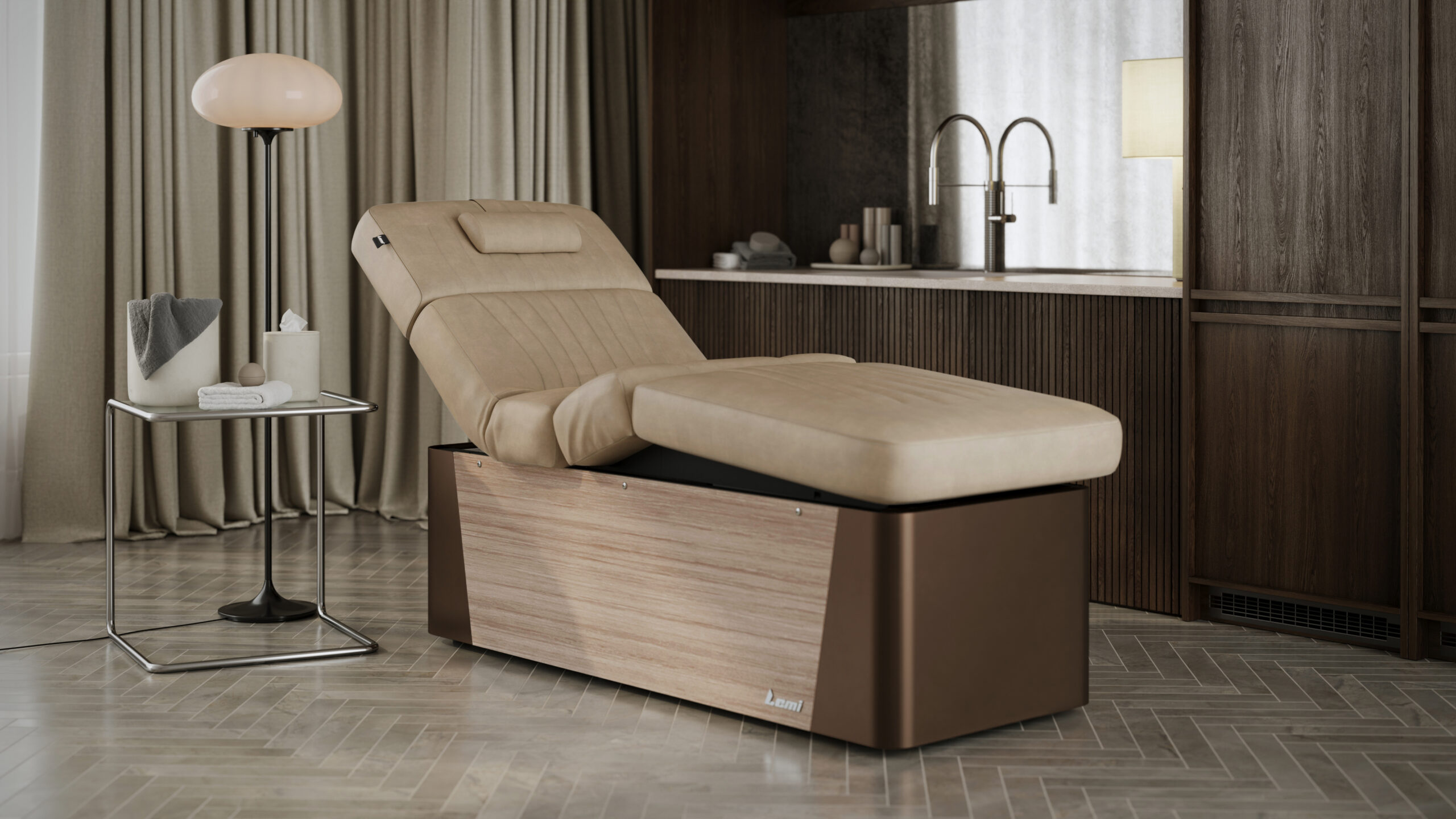 Sorrento head spa and massage bed from LEMI