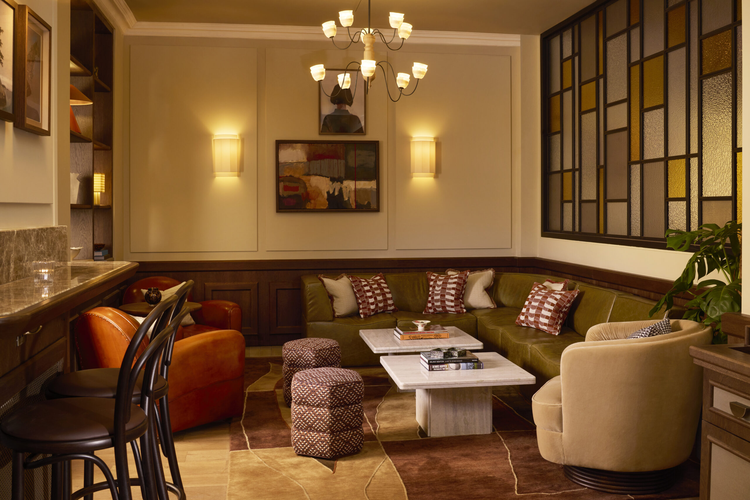 The Hoxton Dublin with rug by Pelican House