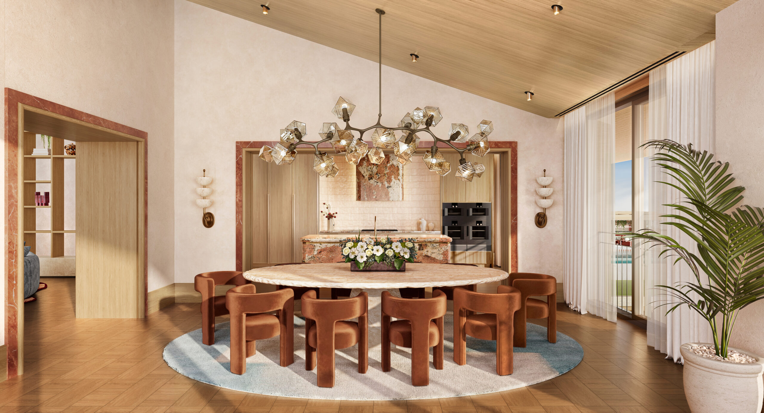 Zone 2 Penthouse Dining Area