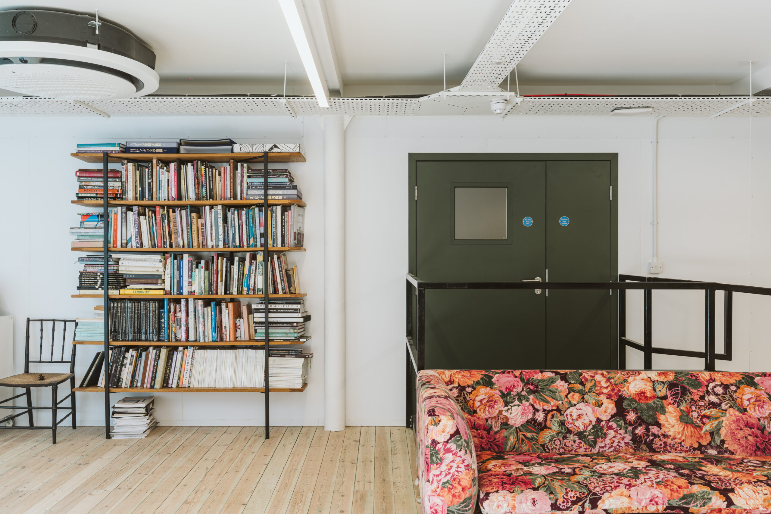 Entrance to Sanderson Design Group archive at Voysey House
