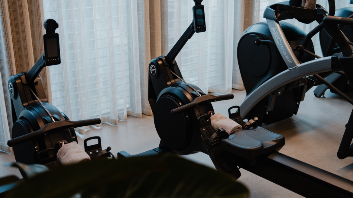 Gym equipment from Life fitness