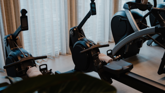 Gym equipment from Life fitness