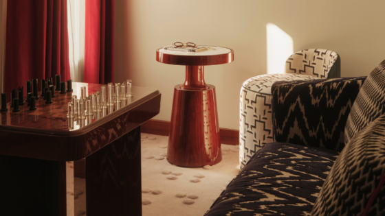 Chess table, coffee table and settee at The Shepherd Mayfair
