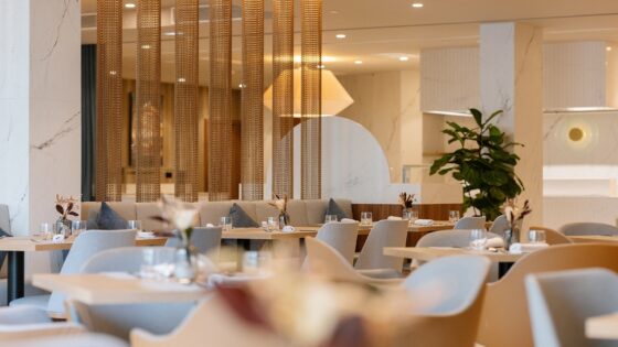 chairs and tables in The Barceló Hotel Group Royal Hideaway Hotels & Resorts Casablanca