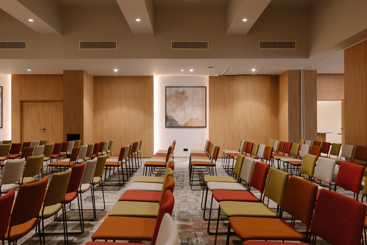 rows of chairs in conference space in Royal Hideaway Casablanca