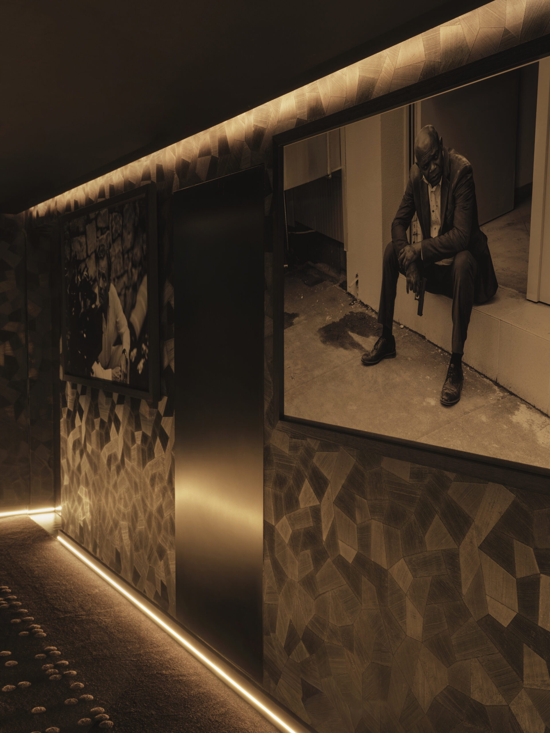 Artwork on the walls of The Shepherd Mayfair