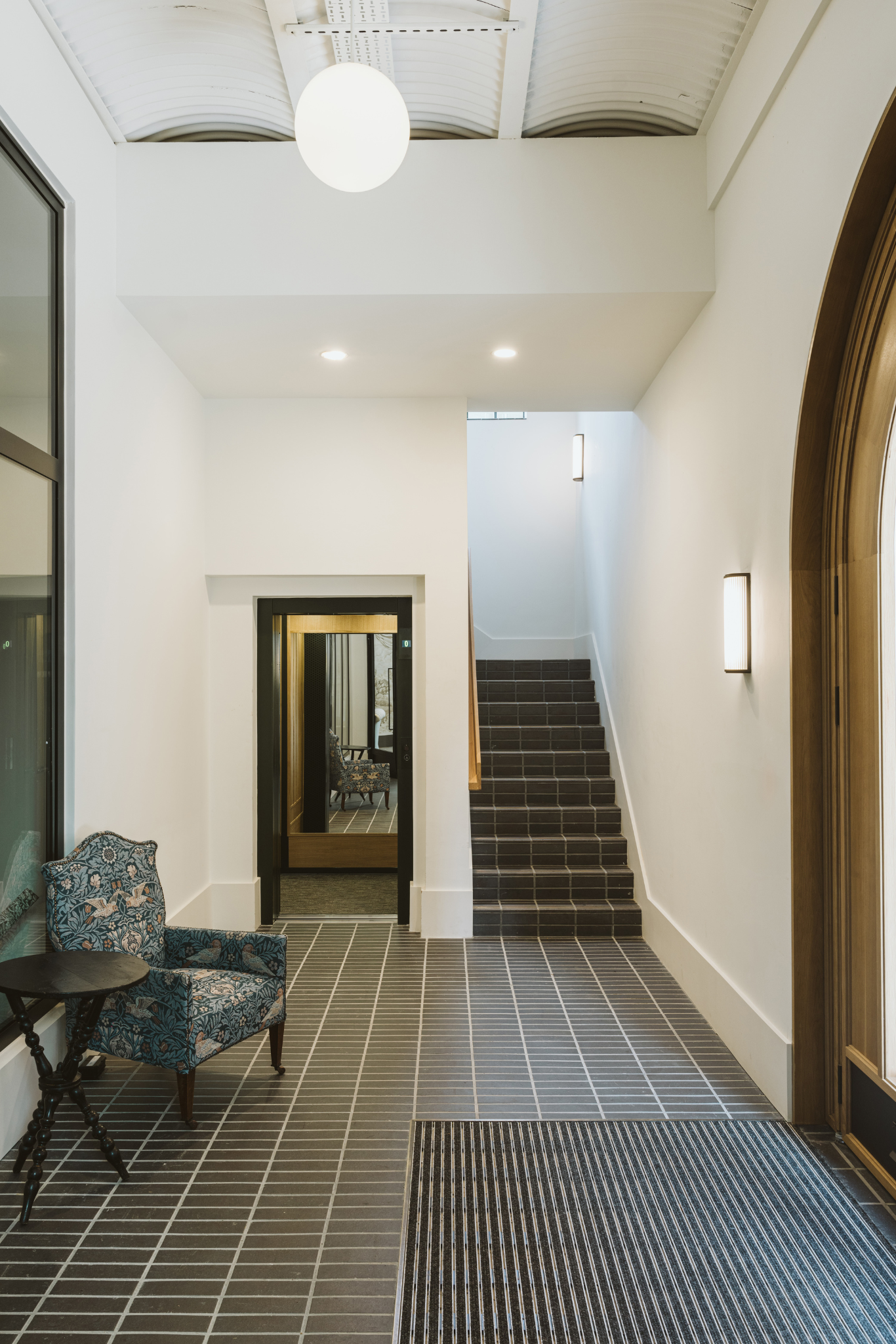 Interior entrance hall of Voysey House