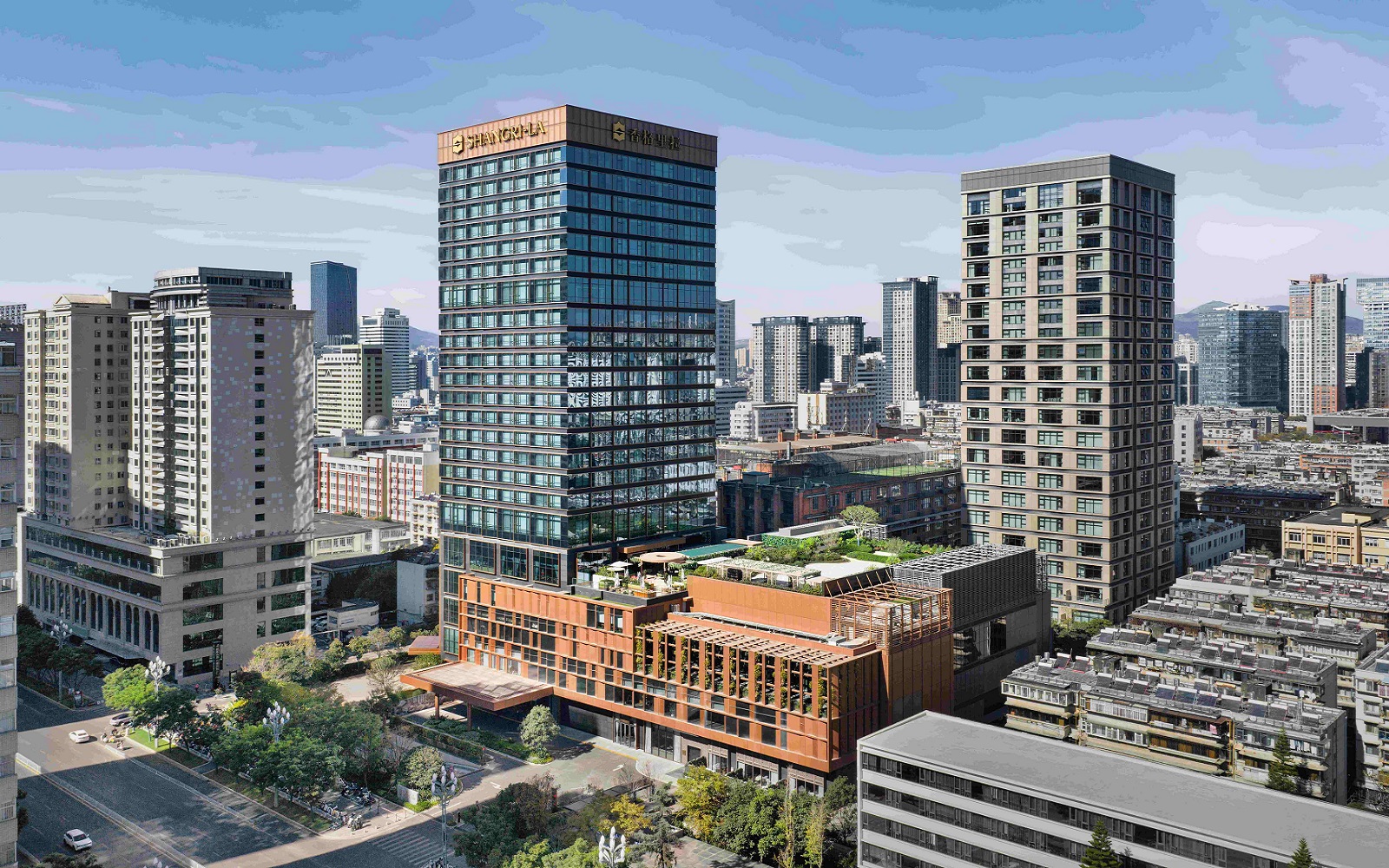 exterior and cityscape - Shangri-La Kunming