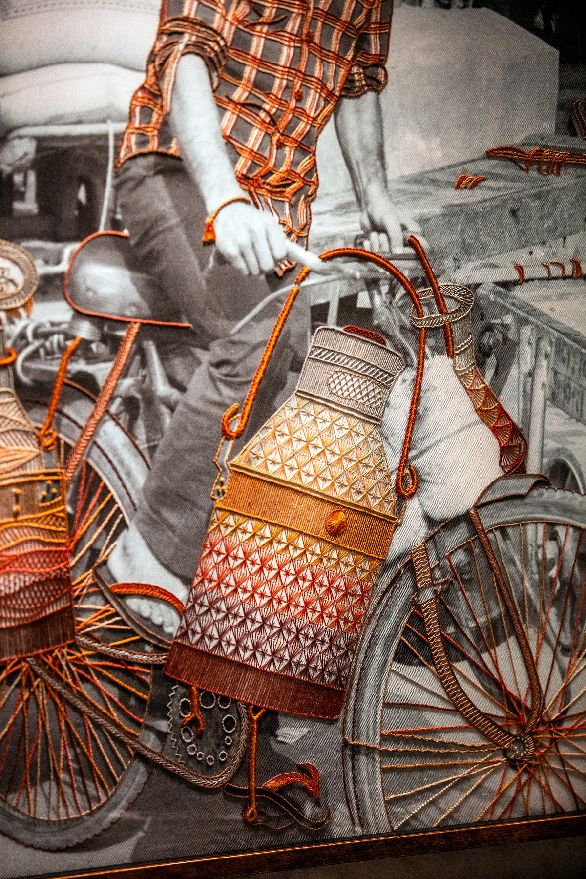 art in the hotel - detail - Fairmont Mumbai