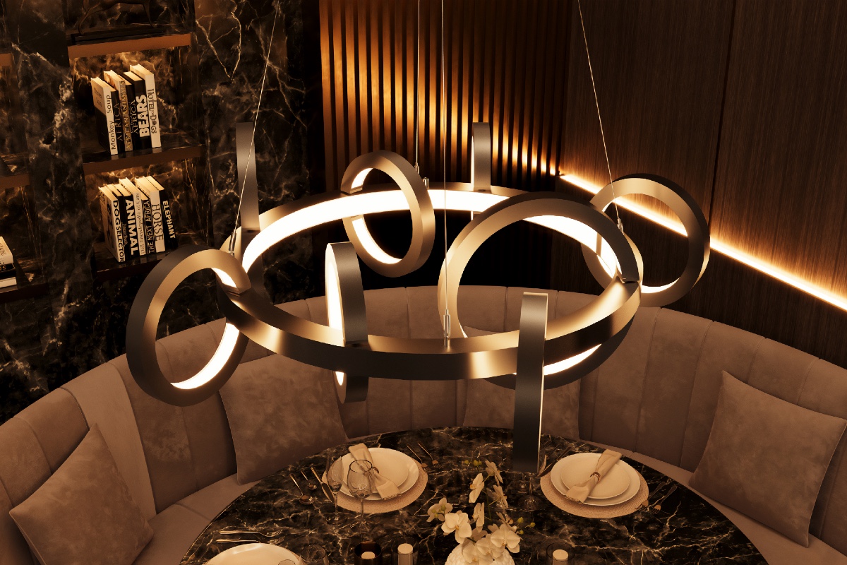 Northern Lights Link Chandelier