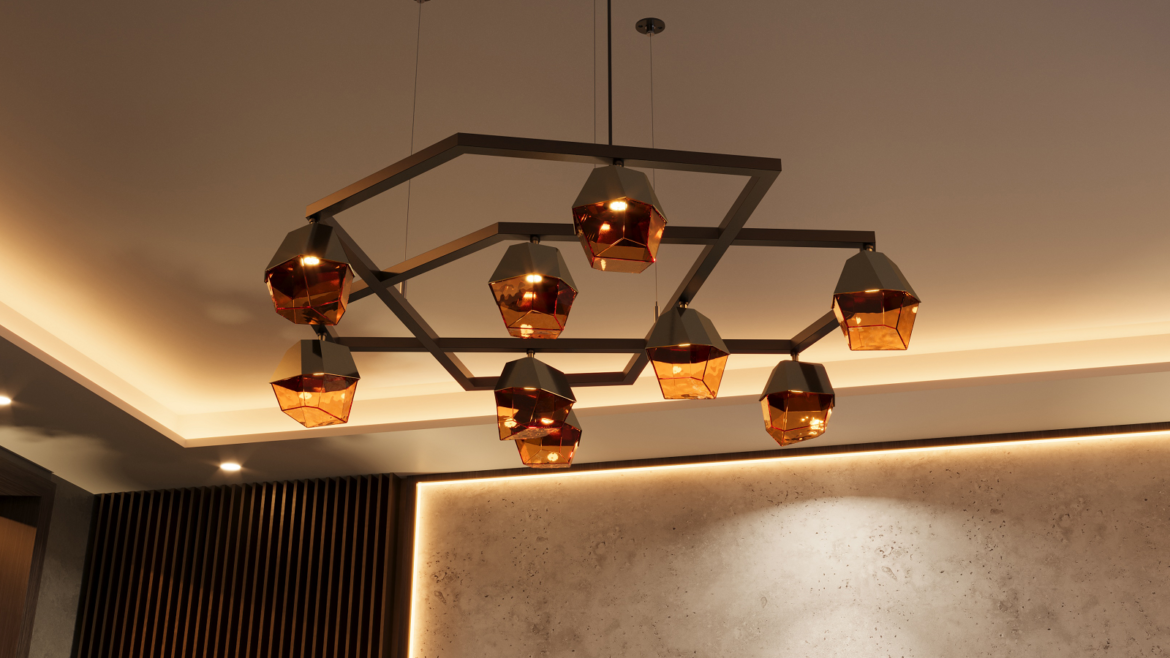 Northern Lights Jewel Chandelier