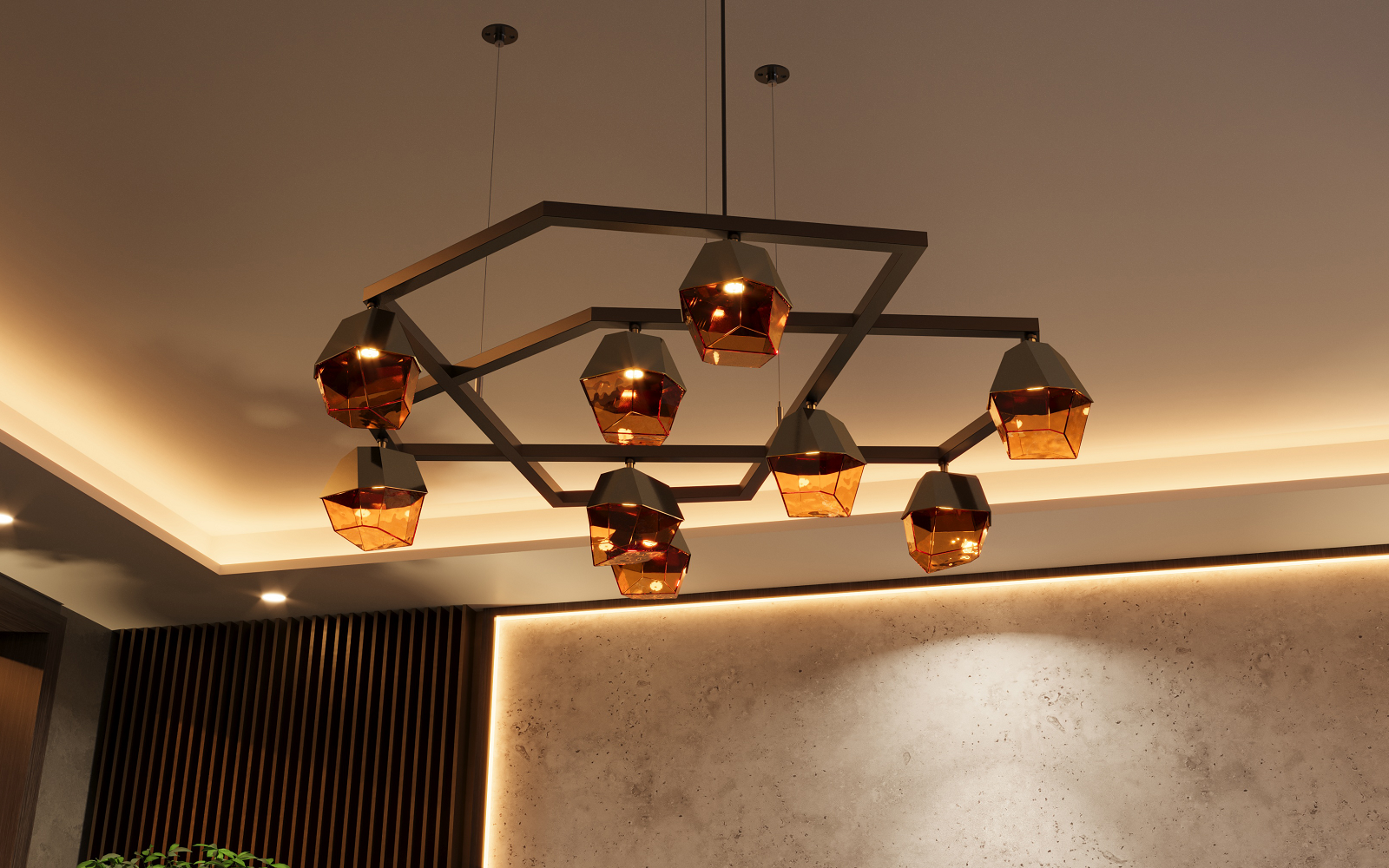 Northern Lights Jewel Chandelier