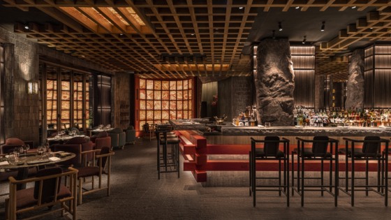 MONK restaurant design by Wangan Studio