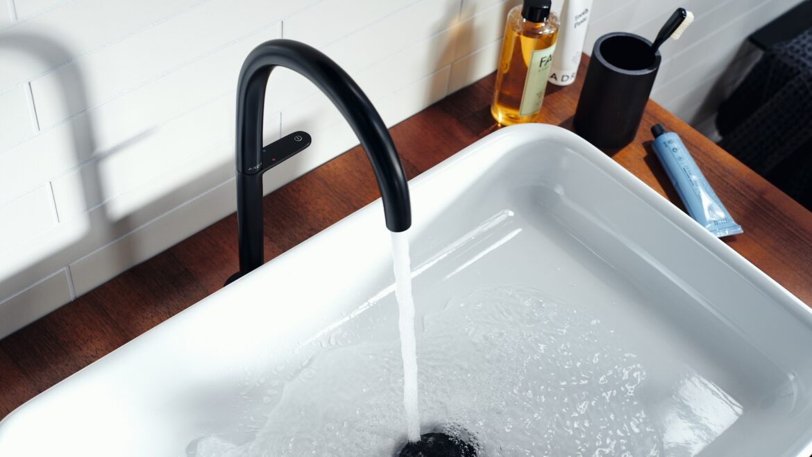 black axor one tap over basin