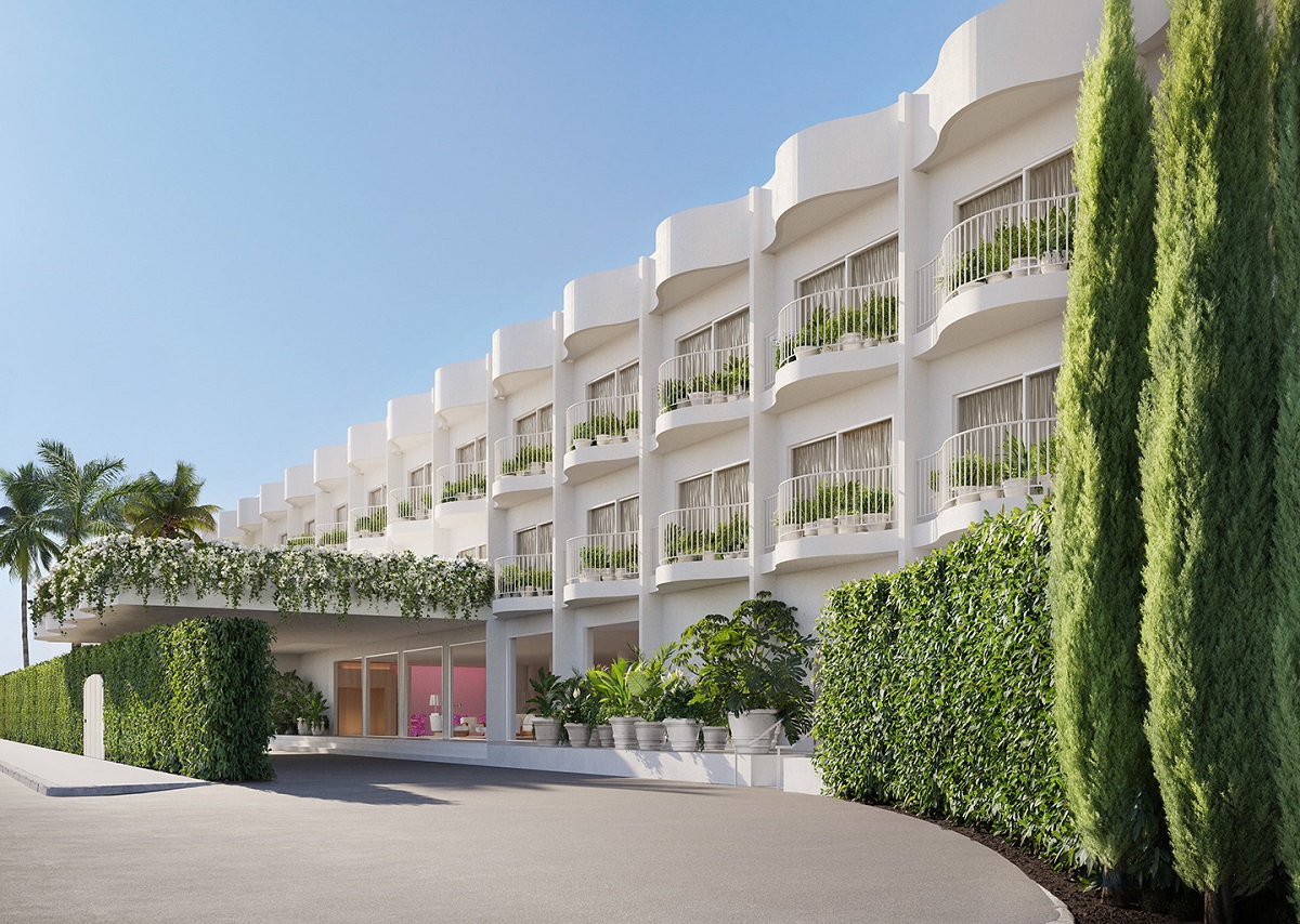 Exterior (Daytime) of PUBLIC West Hollywood - Rendering