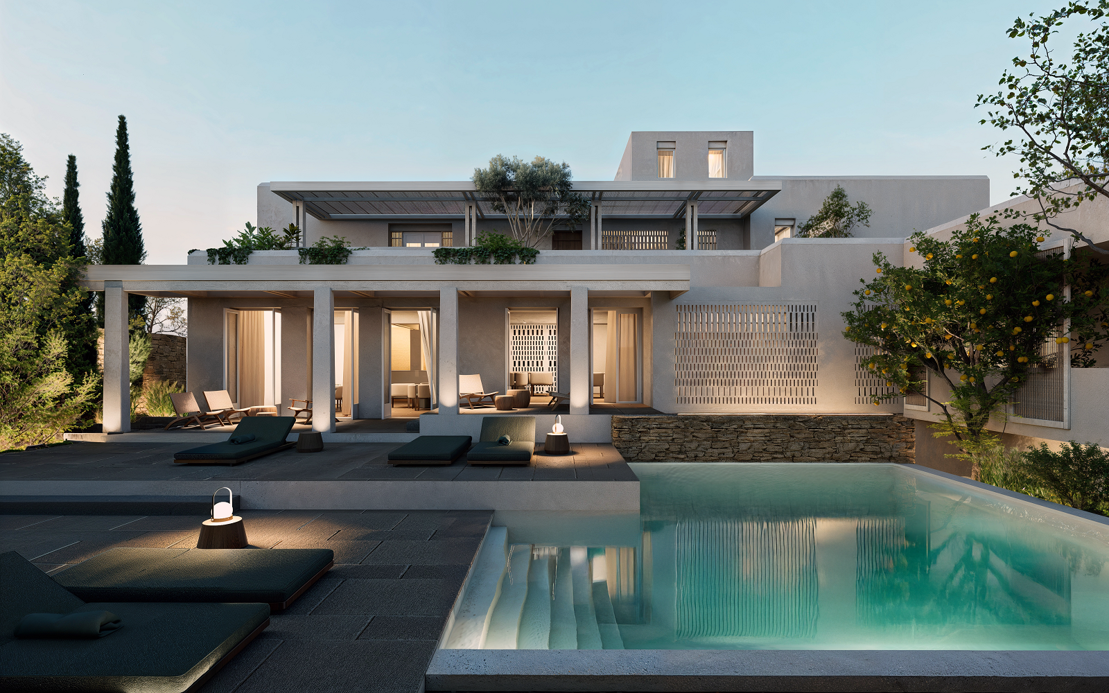Due to open its doors 2nd July 2026, the 26-room property, Méros, will sit in a prime position in Naousa