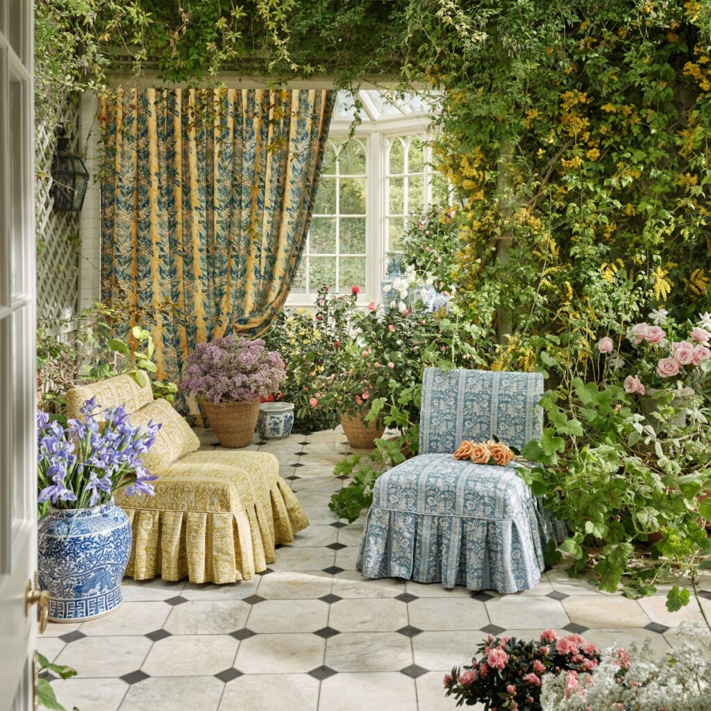 Zoffany x Michael S. Smith Indoor Outdoor fabric collection