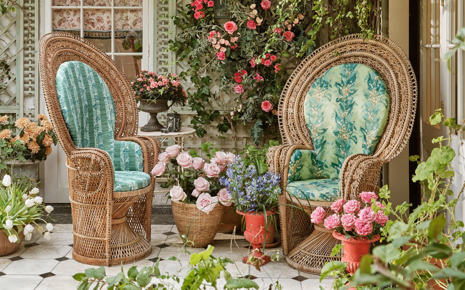Zoffany x Michael S. Smith Indoor Outdoor fabric collection