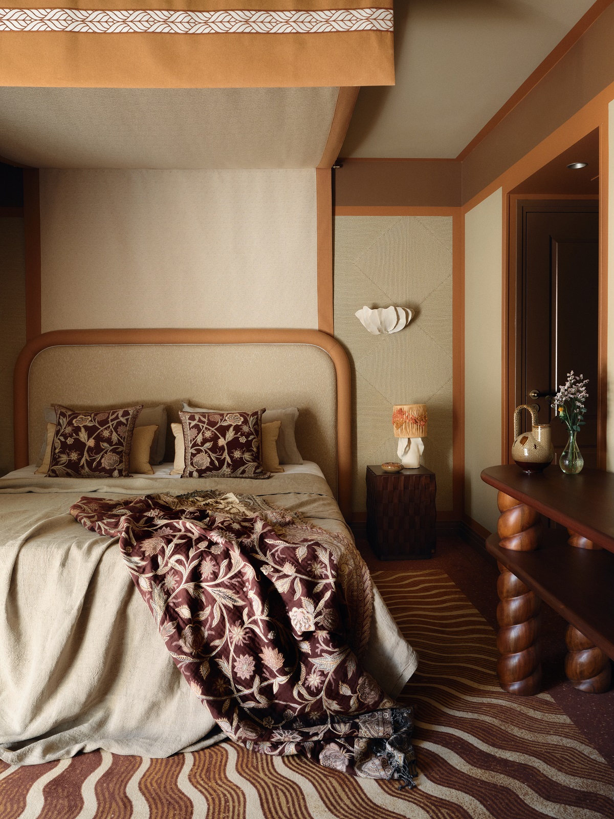 guestroom with period and vintage details