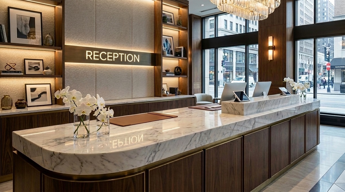 Solid_surface_Hotel_Reception_Cygnet_Onyx