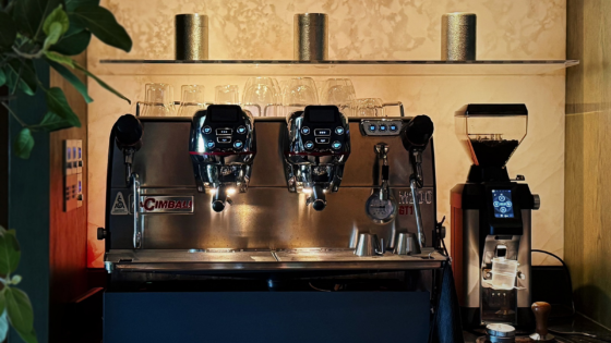 cimbali coffee machine at Alila Shanghai