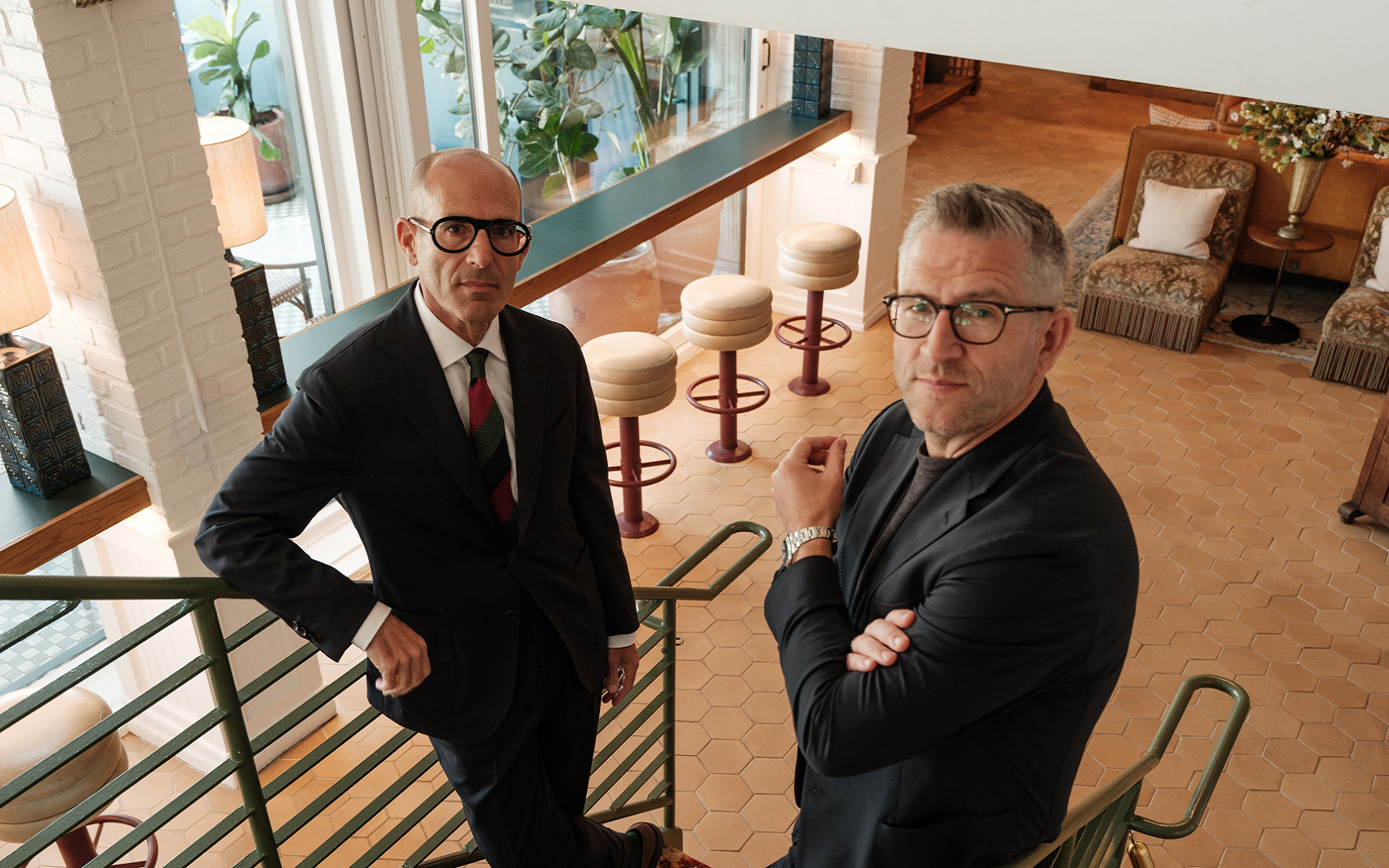 Avi Brosh, Founder of Palisociety and Stijn Oyen, Managing Director of Design Hotels