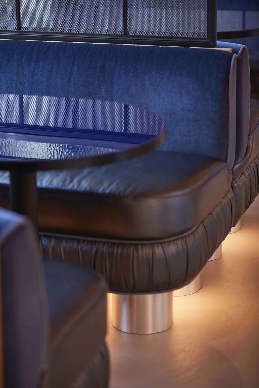 wolves-of-tokyo-blue-banquette-stylish-warm-lighting-table
