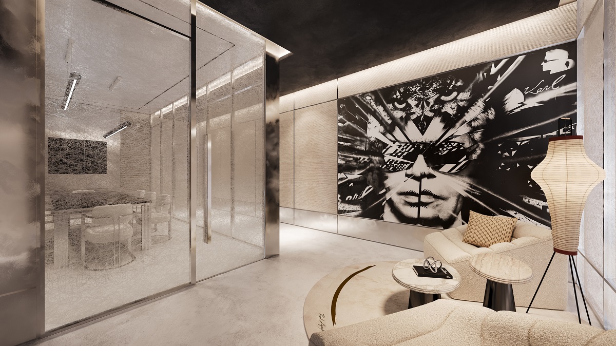 meeting room in Karl Lagerfield Lisbon